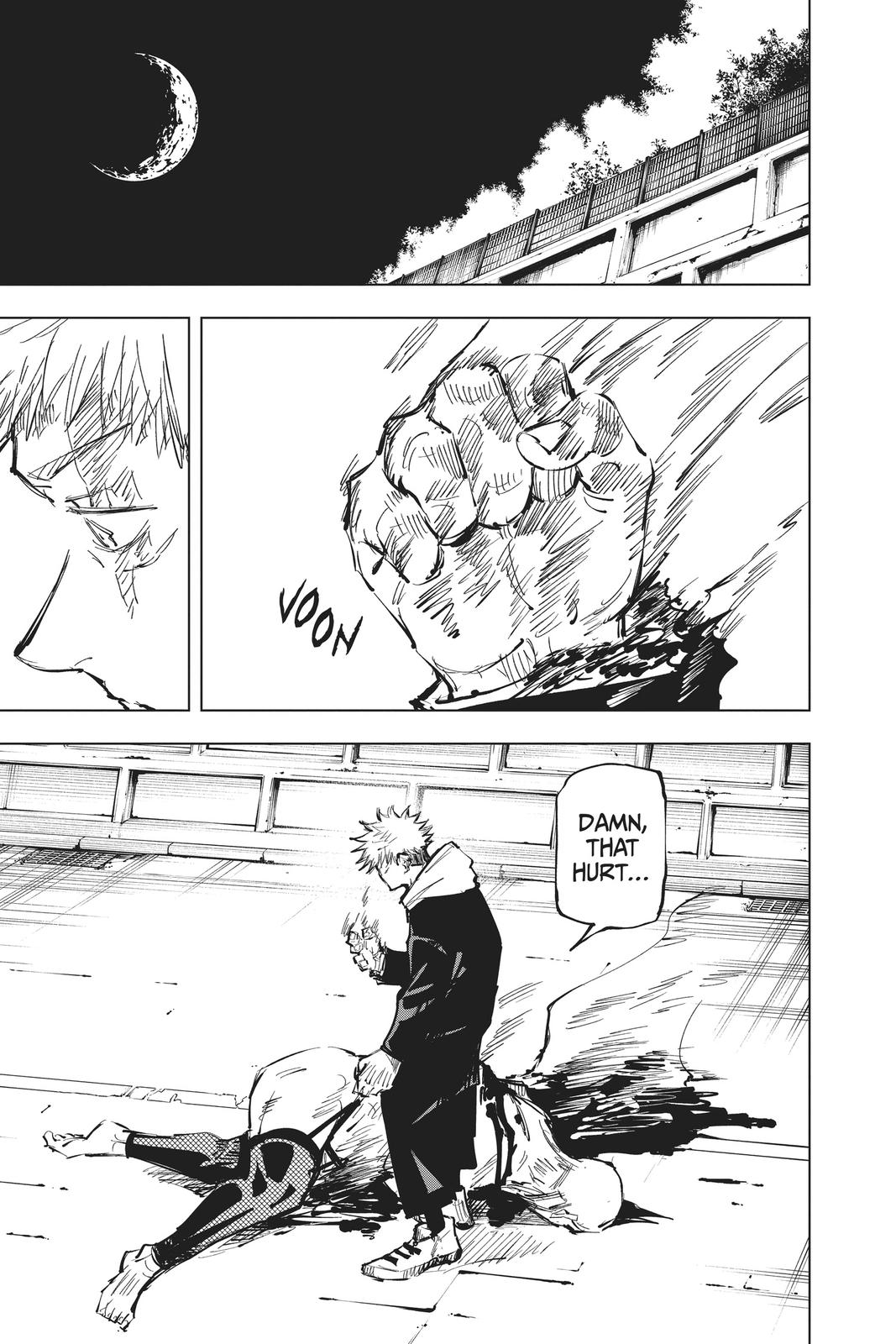 Jujutsu Kaisen Manga Chapter 62 page 20 - The Origin of Obedience, Part 8 scene