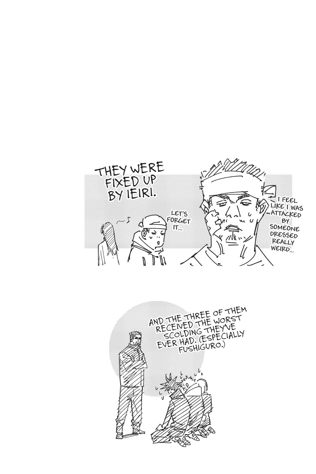 Jujutsu Kaisen Manga Chapter 62 page 25 - The Origin of Obedience, Part 8 scene