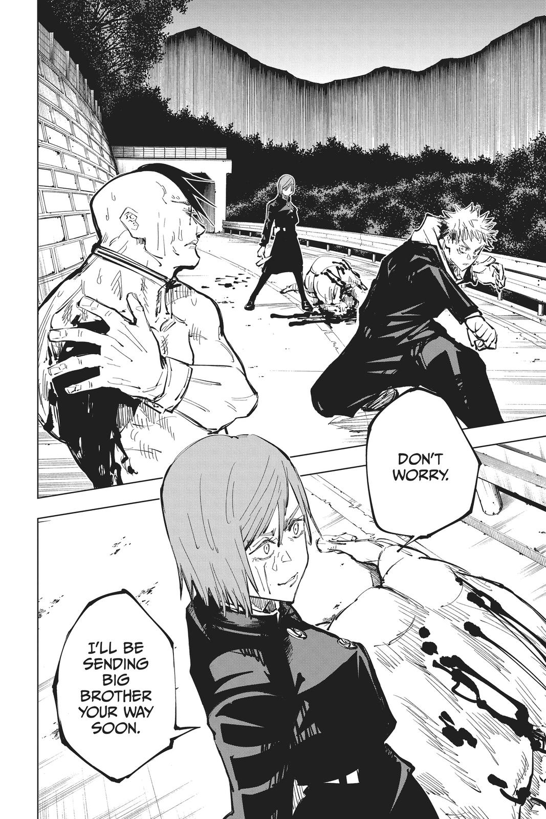 Jujutsu Kaisen Manga Chapter 62 page 8 - The Origin of Obedience, Part 8 scene