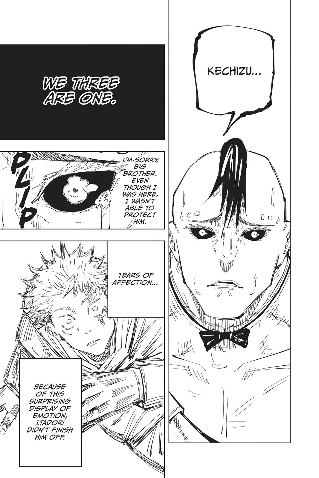 Jujutsu Kaisen Manga Chapter 62 page 9 - The Origin of Obedience, Part 8 scene