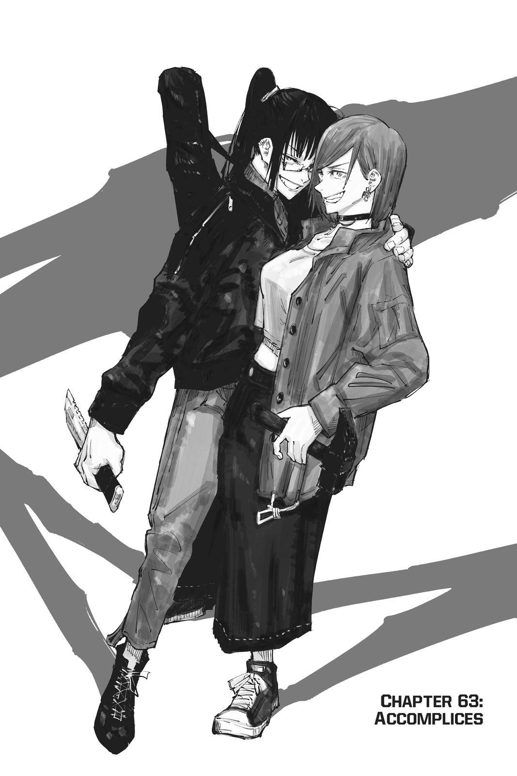 Jujutsu Kaisen Manga Chapter 63 page 1 - Accomplices scene