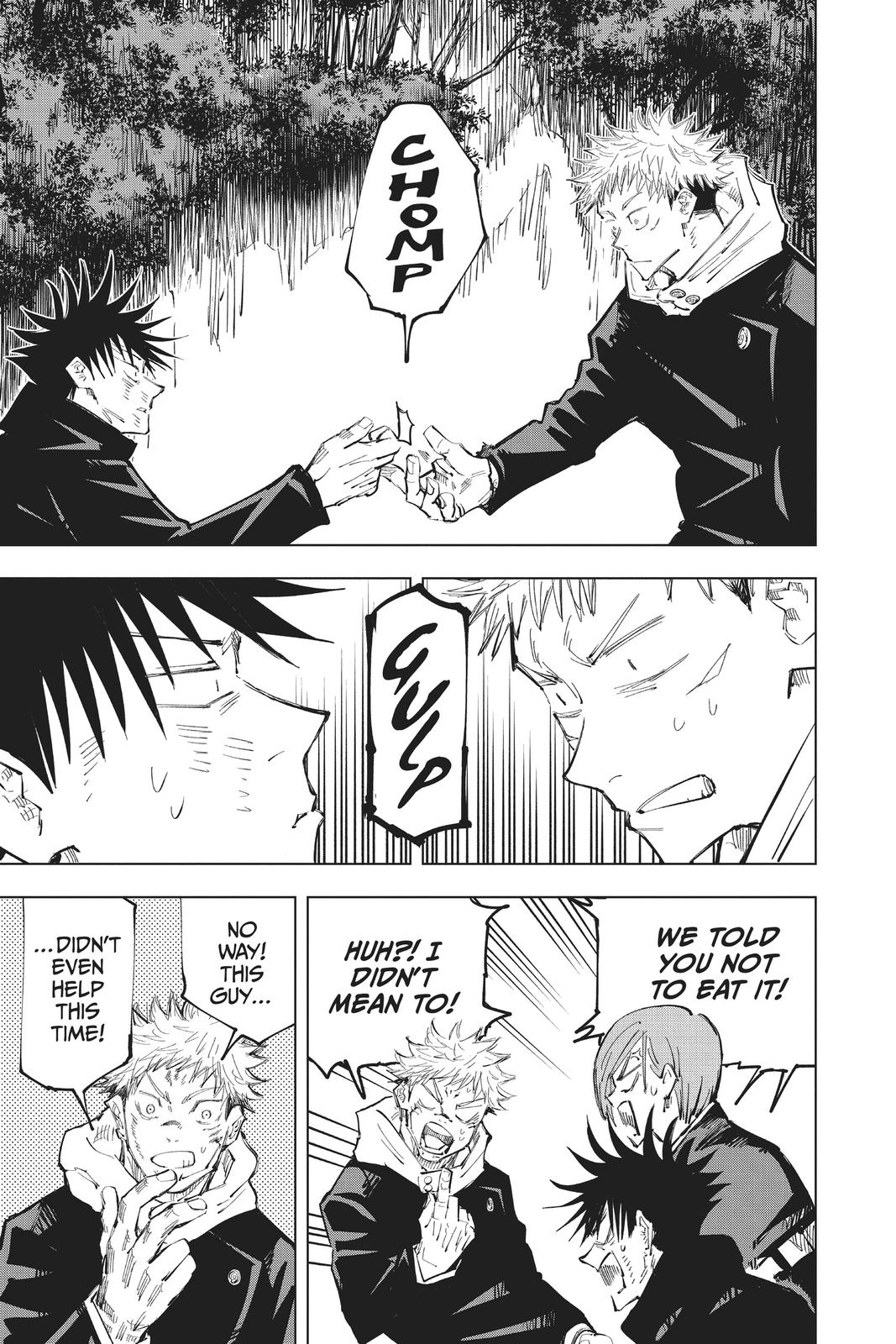 Jujutsu Kaisen Manga Chapter 63 page 11 - Accomplices scene