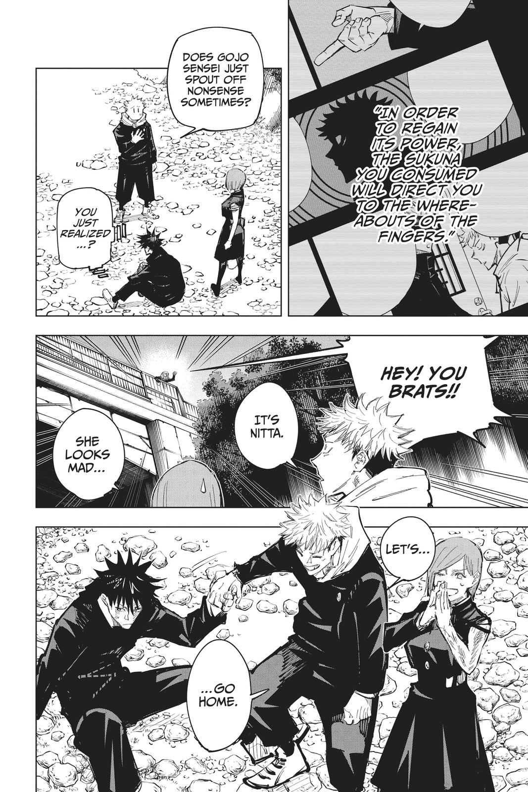 Jujutsu Kaisen Manga Chapter 63 page 12 - Accomplices scene