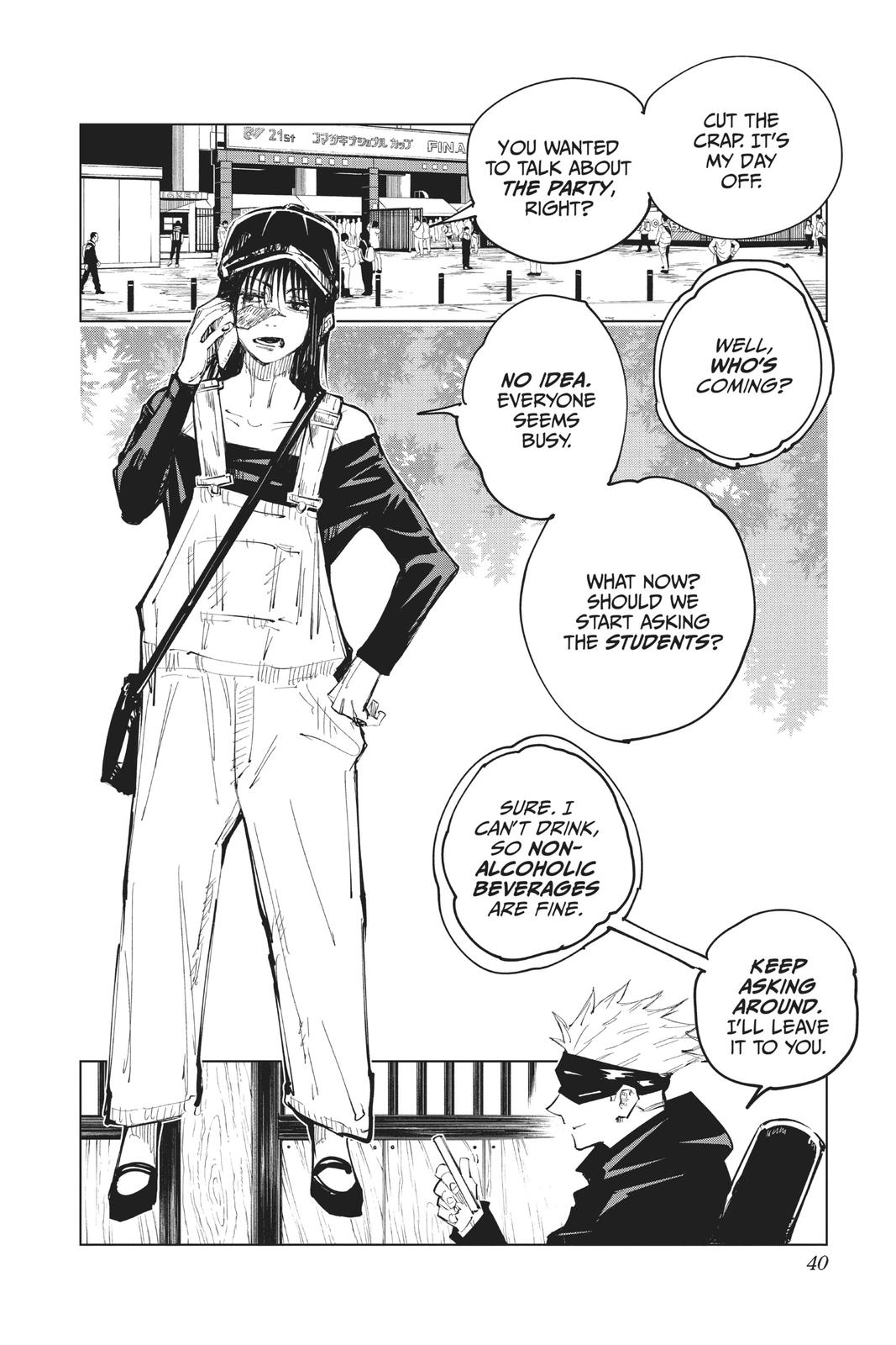 Jujutsu Kaisen Manga Chapter 63 page 14 - Accomplices scene