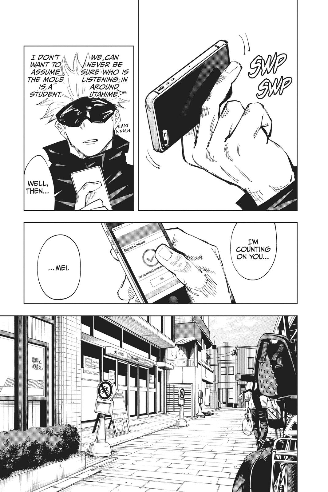 Jujutsu Kaisen Manga Chapter 63 page 15 - Accomplices scene