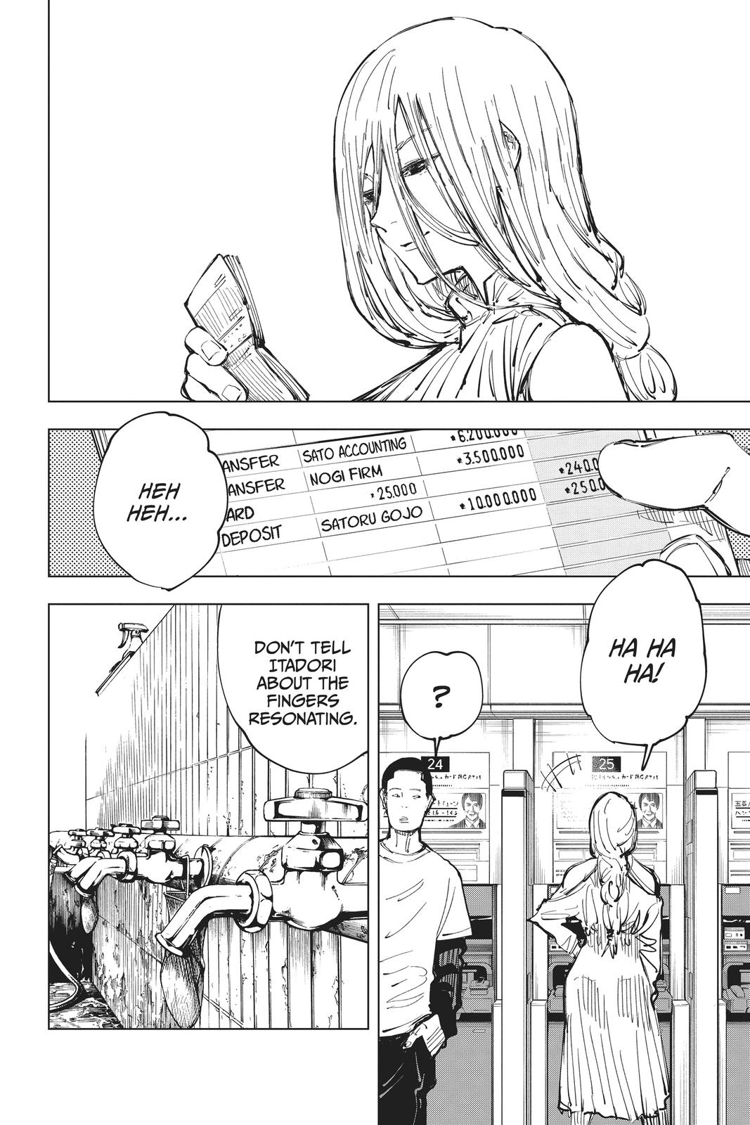 Jujutsu Kaisen Manga Chapter 63 page 16 - Accomplices scene