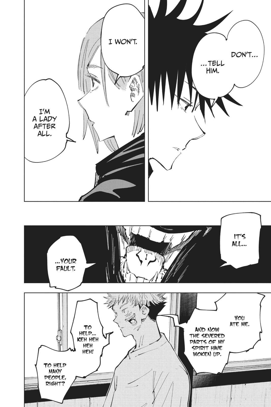 Jujutsu Kaisen Manga Chapter 63 page 18 - Accomplices scene