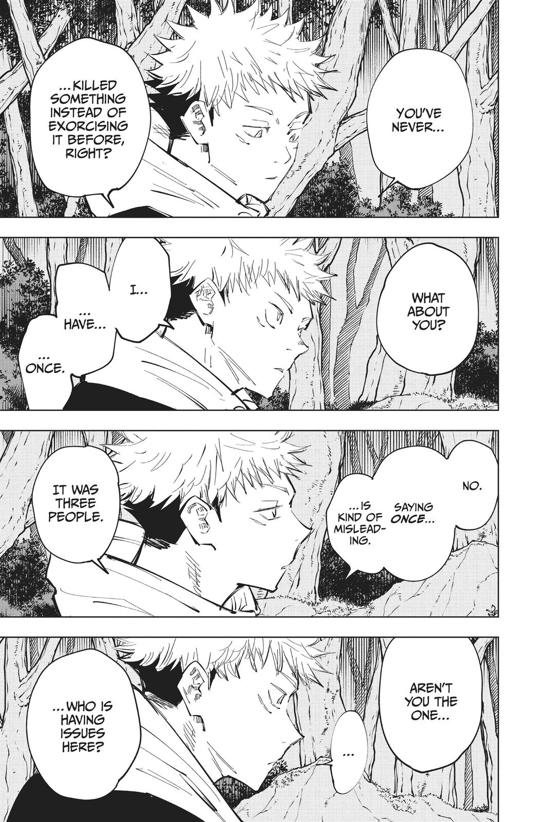 Jujutsu Kaisen Manga Chapter 63 page 3 - Accomplices scene