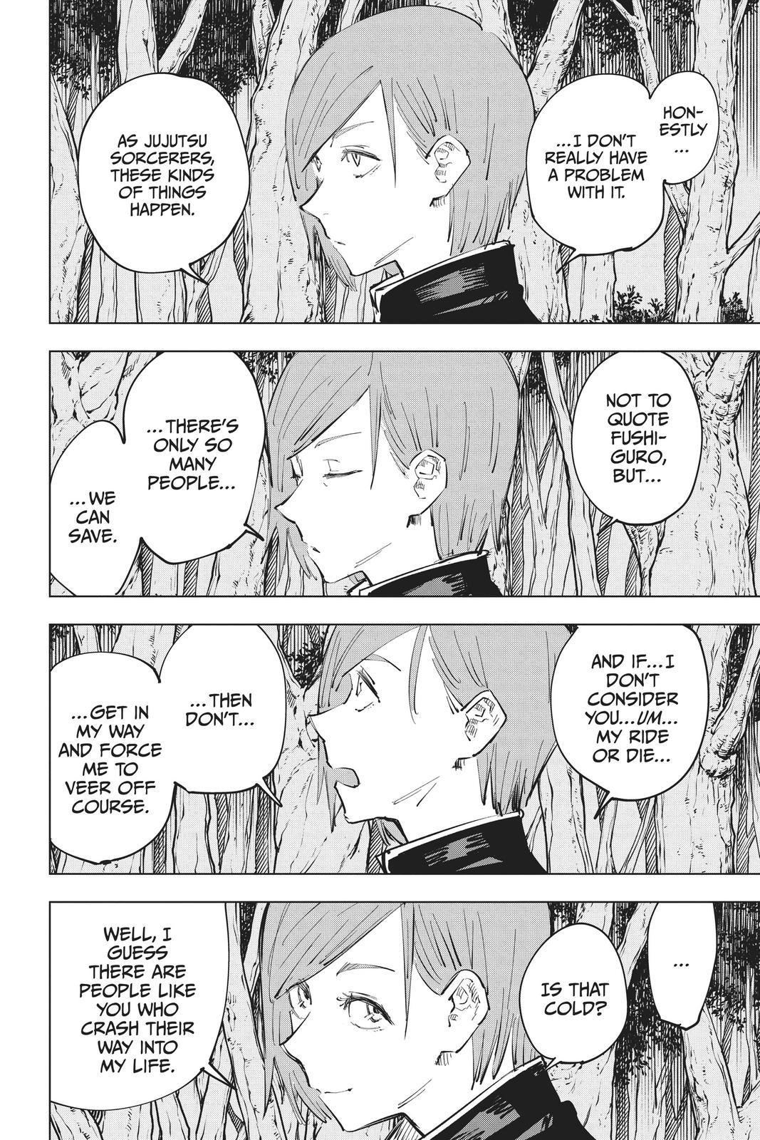 Jujutsu Kaisen Manga Chapter 63 page 4 - Accomplices scene