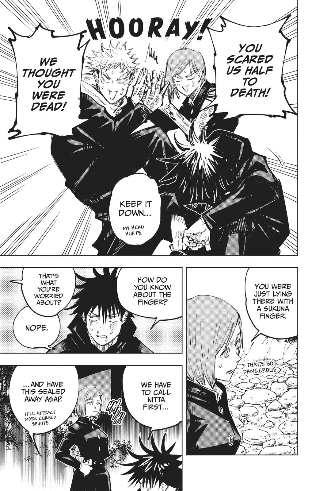 Jujutsu Kaisen Manga Chapter 63 page 9 - Accomplices scene