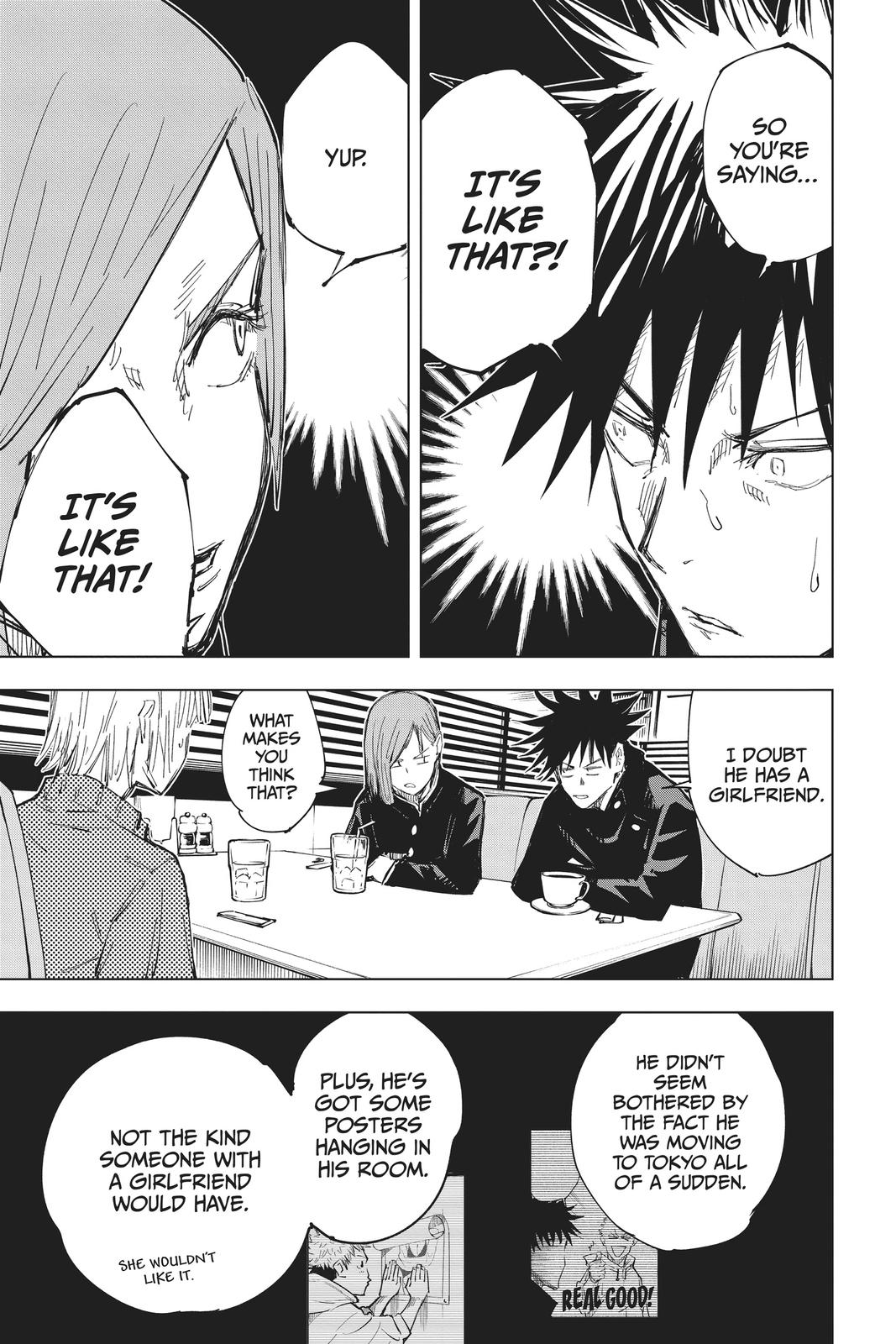 Jujutsu Kaisen Manga Chapter 64 page 11 - It's Like That scene