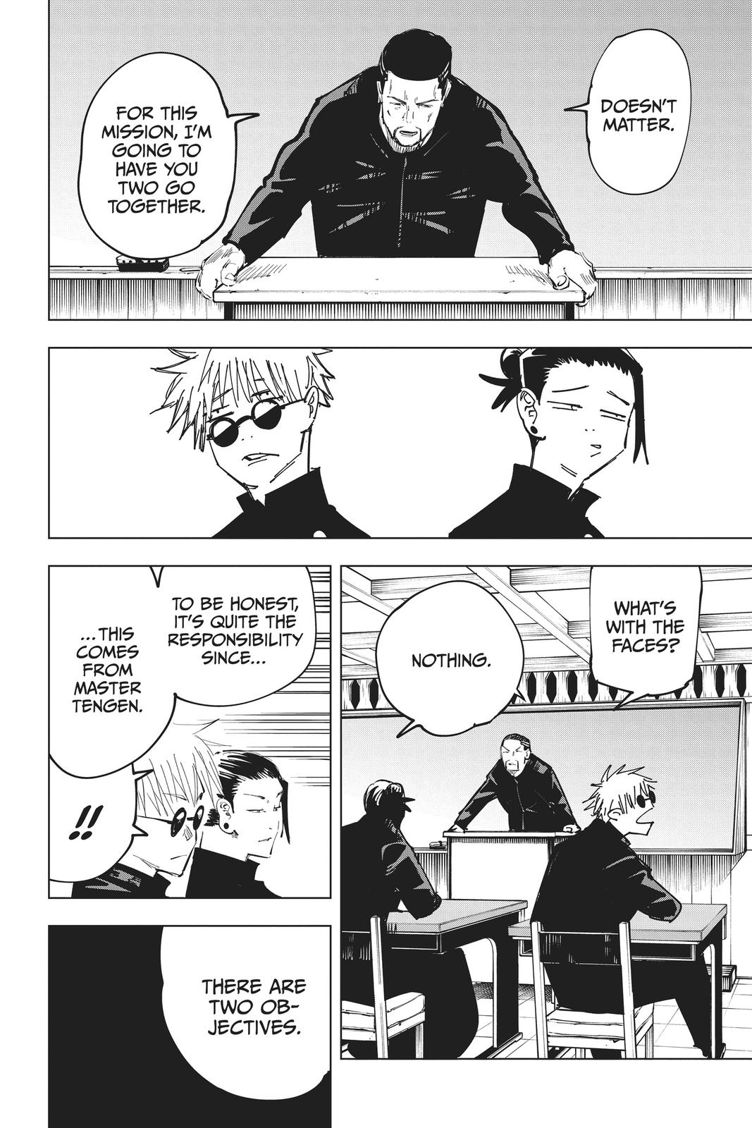 Jujutsu Kaisen Manga Chapter 65 page 20 - Hidden Inventory scene