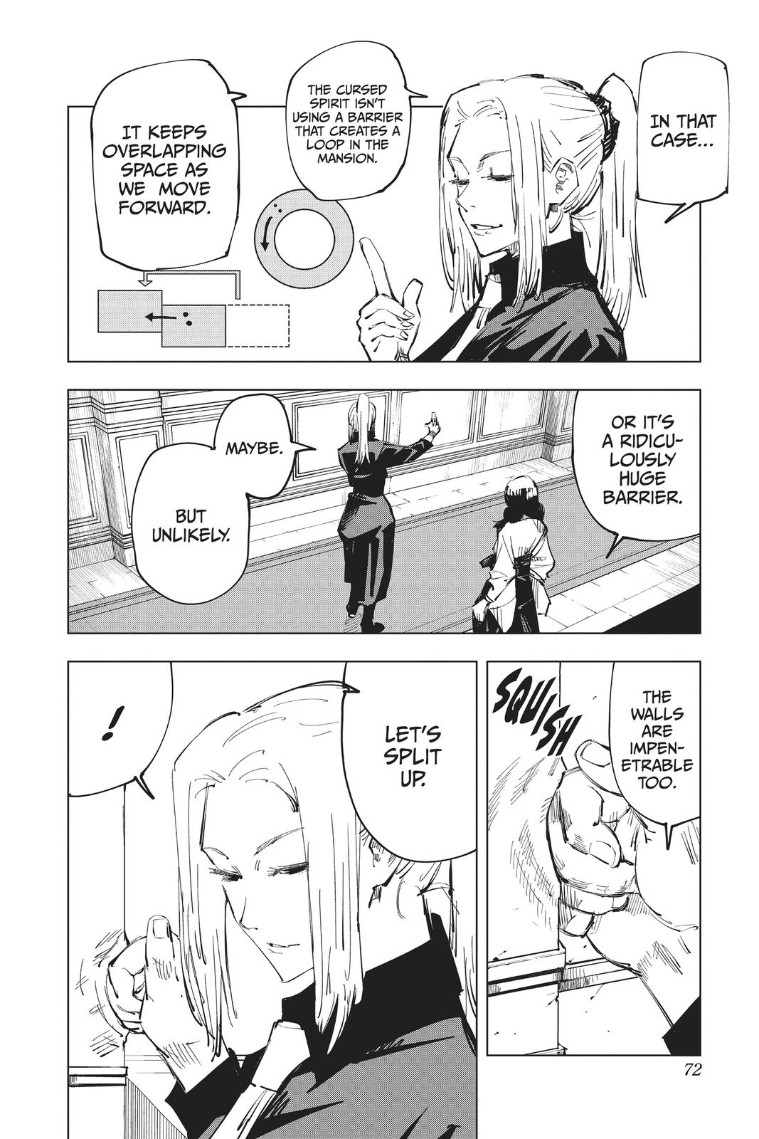 Jujutsu Kaisen Manga Chapter 65 page 4 - Hidden Inventory scene