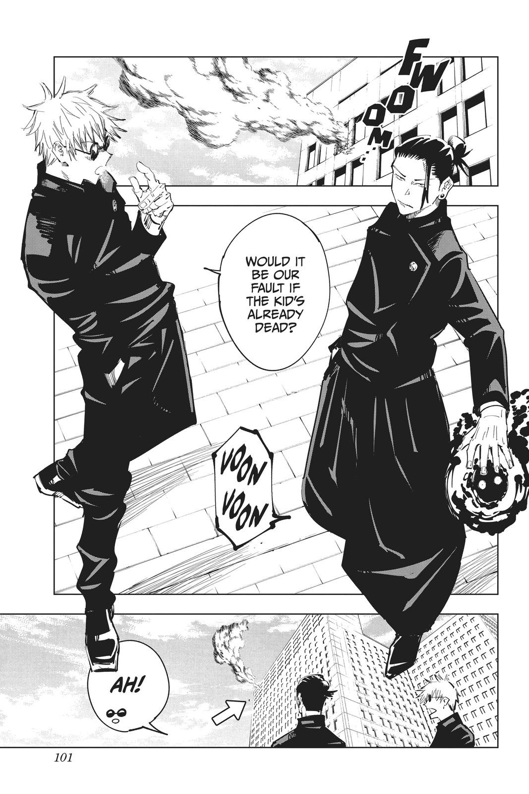 Jujutsu Kaisen Manga Chapter 66 page 11 - Hidden Inventory, Part 2 scene