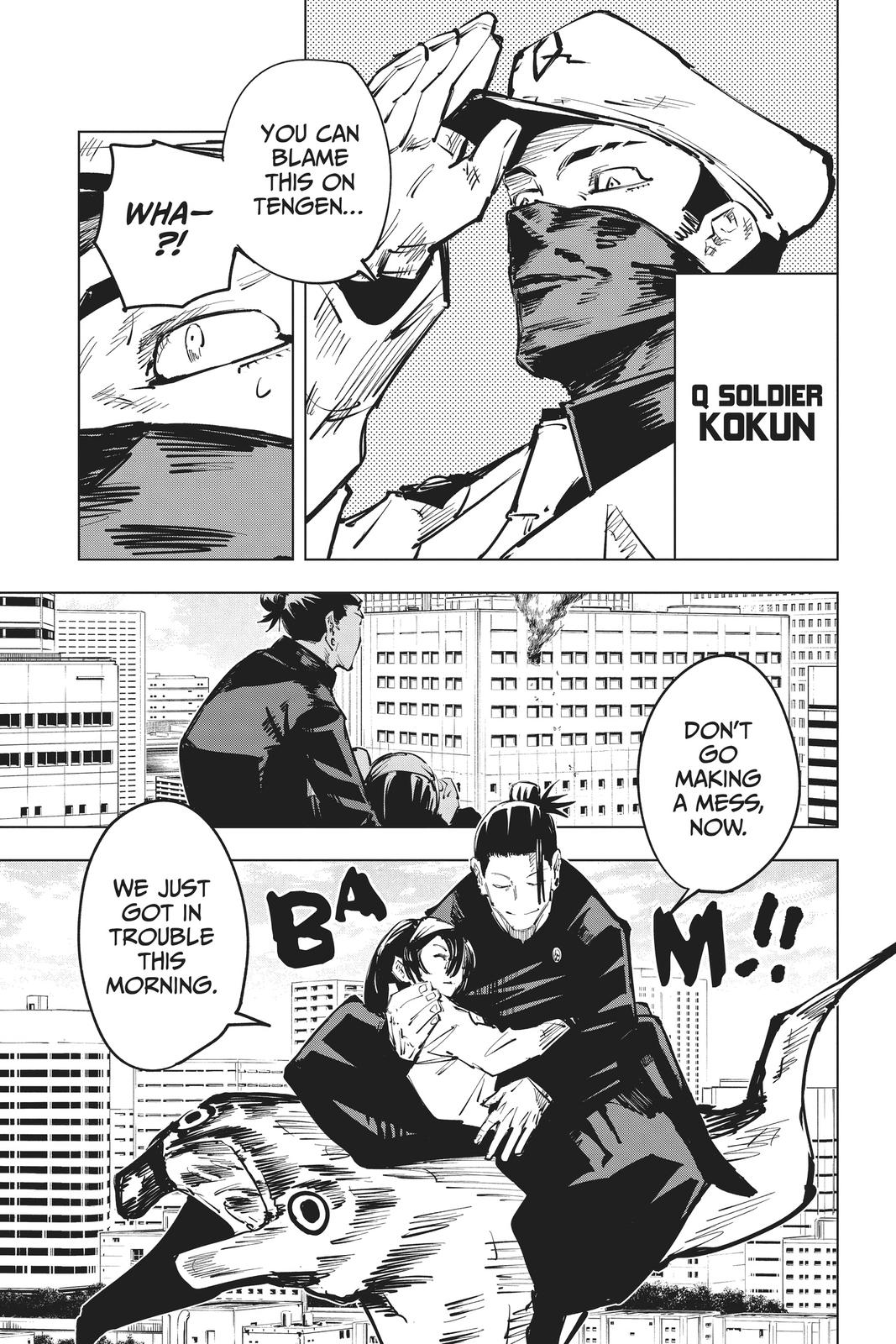 Jujutsu Kaisen Manga Chapter 66 page 13 - Hidden Inventory, Part 2 scene