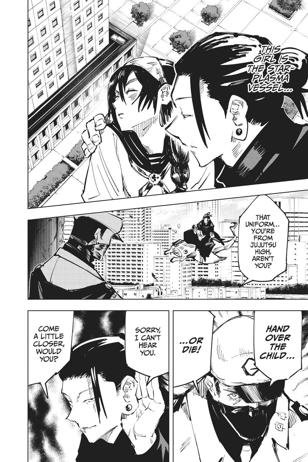 Jujutsu Kaisen Manga Chapter 66 page 14 - Hidden Inventory, Part 2 scene