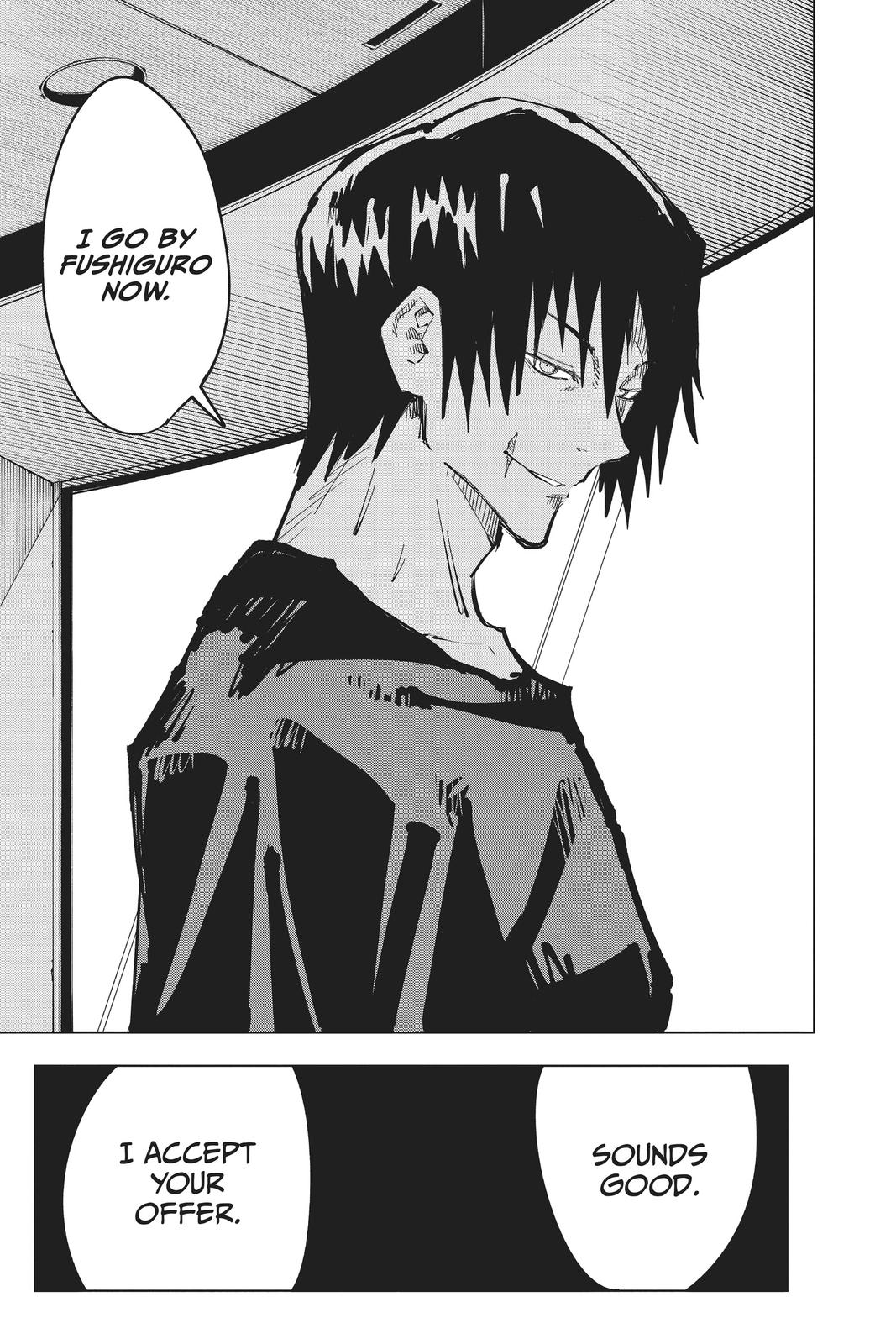 Jujutsu Kaisen Manga Chapter 66 page 19 - Hidden Inventory, Part 2 scene