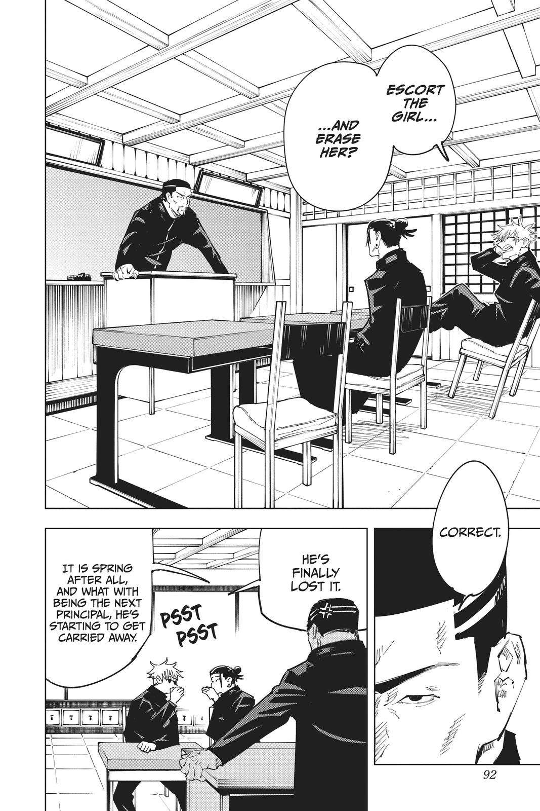 Jujutsu Kaisen Manga Chapter 66 page 2 - Hidden Inventory, Part 2 scene