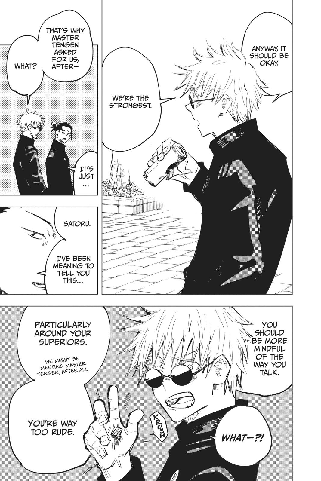Jujutsu Kaisen Manga Chapter 66 page 9 - Hidden Inventory, Part 2 scene