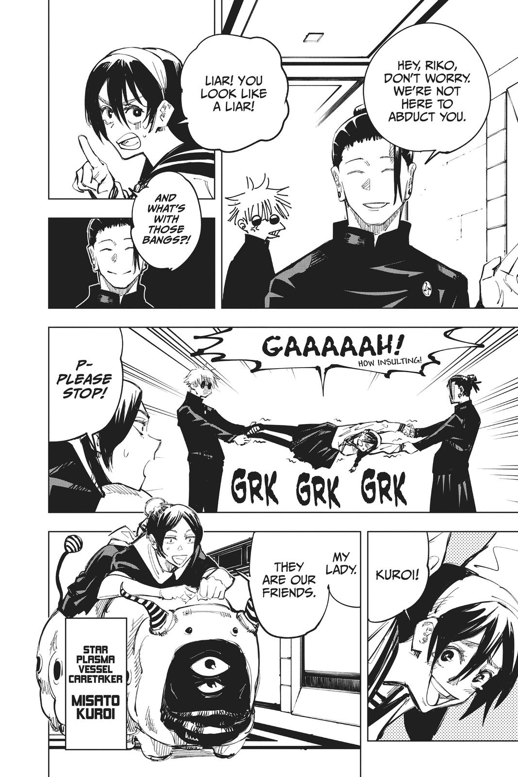 Jujutsu Kaisen Manga Chapter 67 page 10 - Hidden Inventory, Part 3 scene