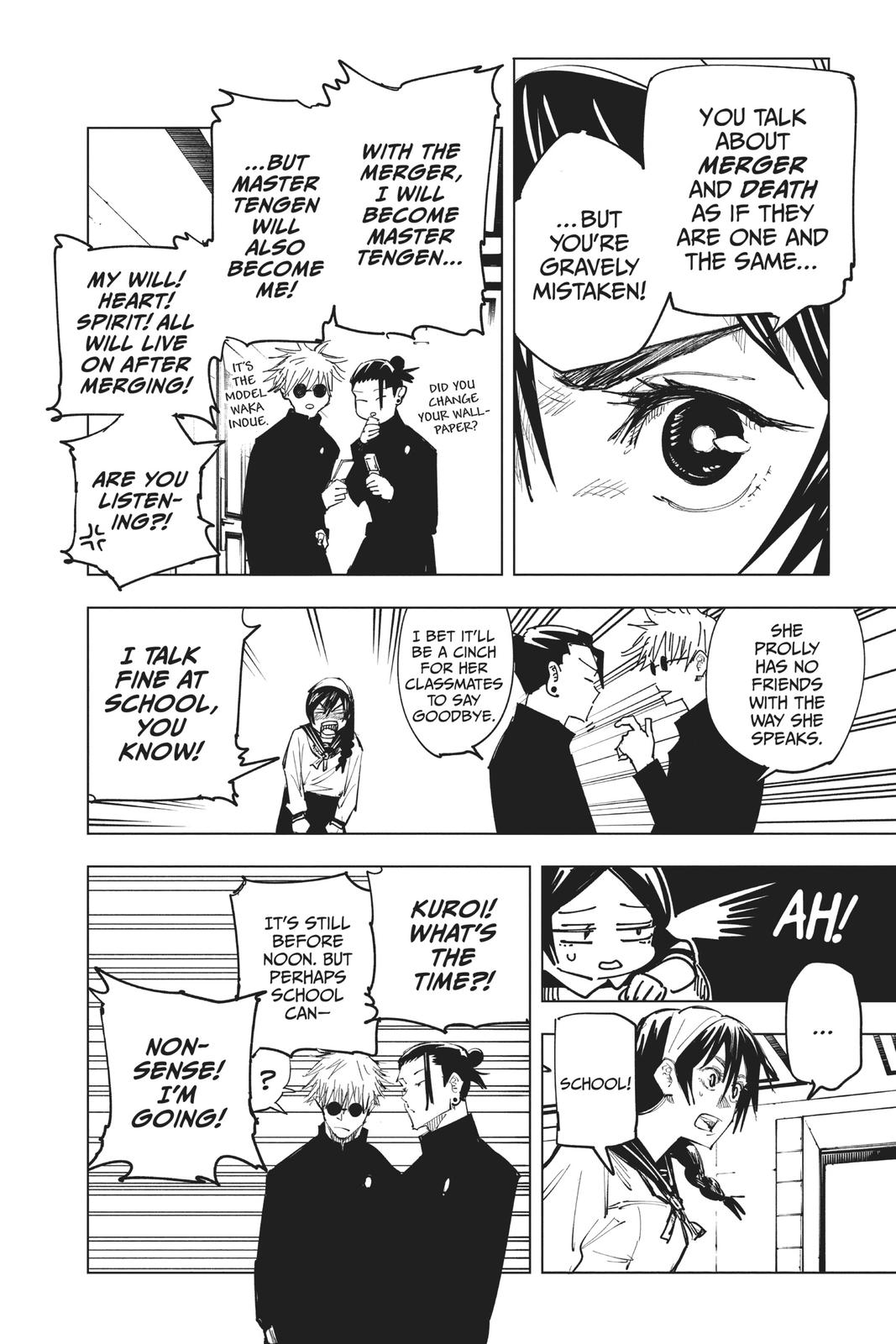 Jujutsu Kaisen Manga Chapter 67 page 12 - Hidden Inventory, Part 3 scene