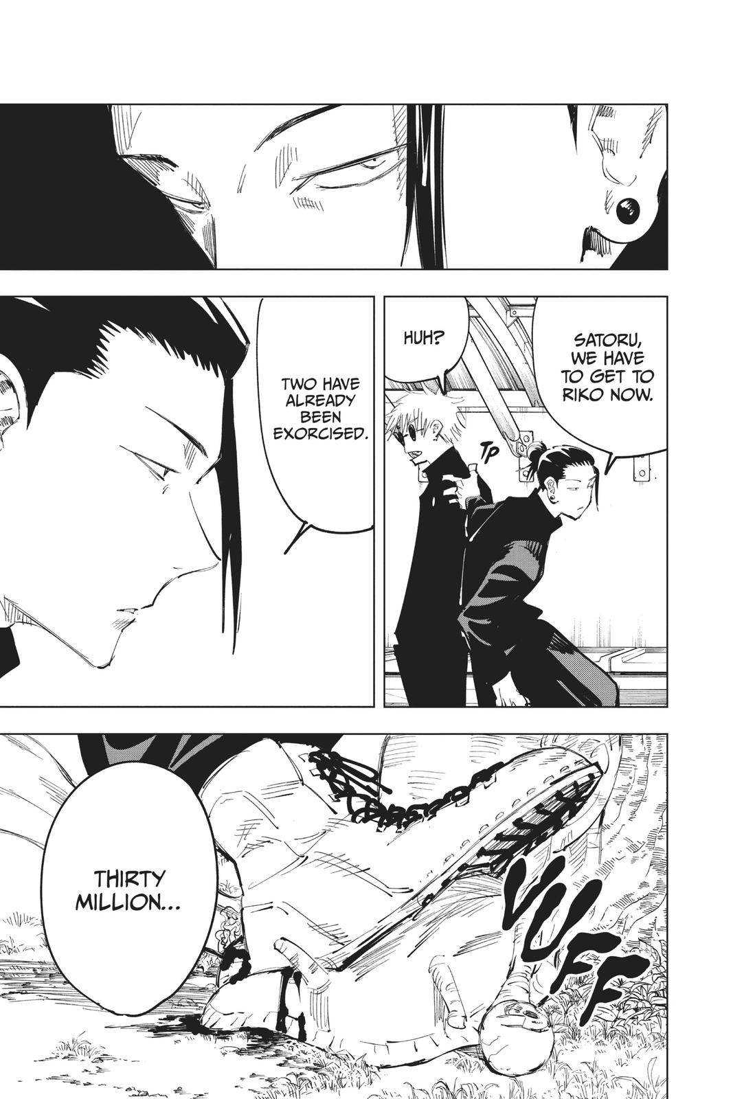 Jujutsu Kaisen Manga Chapter 67 page 17 - Hidden Inventory, Part 3 scene