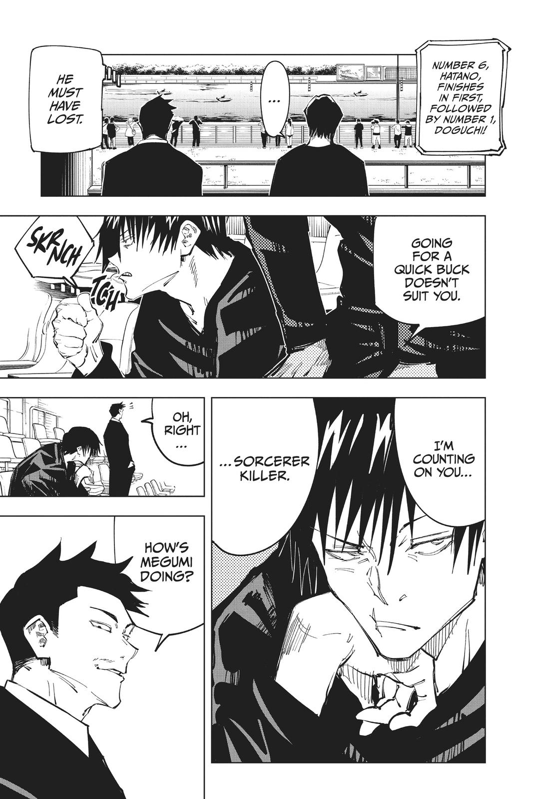 Jujutsu Kaisen Manga Chapter 67 page 7 - Hidden Inventory, Part 3 scene