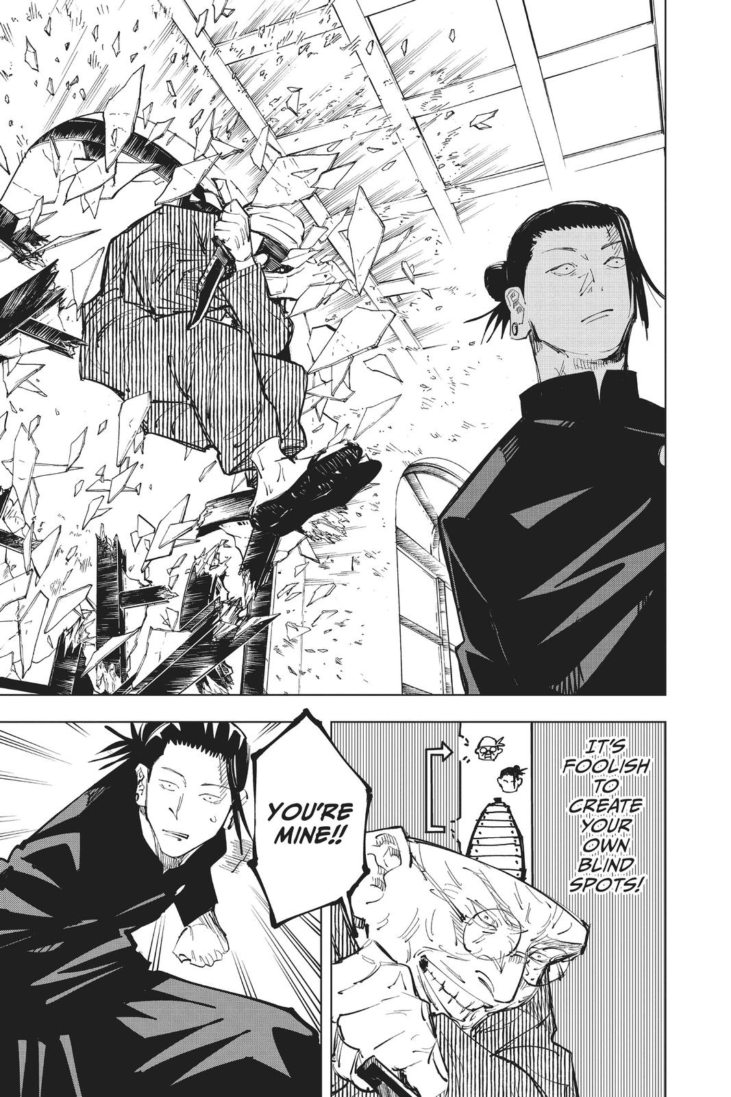 Jujutsu Kaisen Manga Chapter 68 page 11 - Hidden Inventory, Part 4 scene