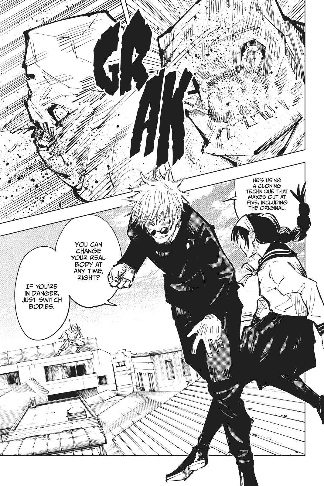 Jujutsu Kaisen Manga Chapter 69 page 14 - Hidden Inventory, Part 5 scene