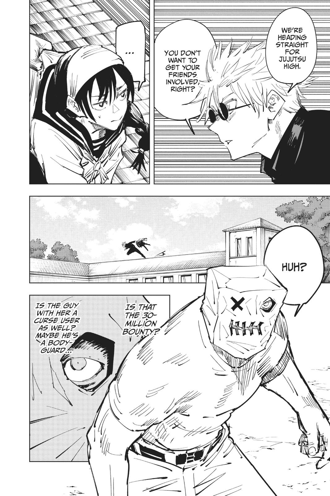 Jujutsu Kaisen Manga Chapter 69 page 4 - Hidden Inventory, Part 5 scene