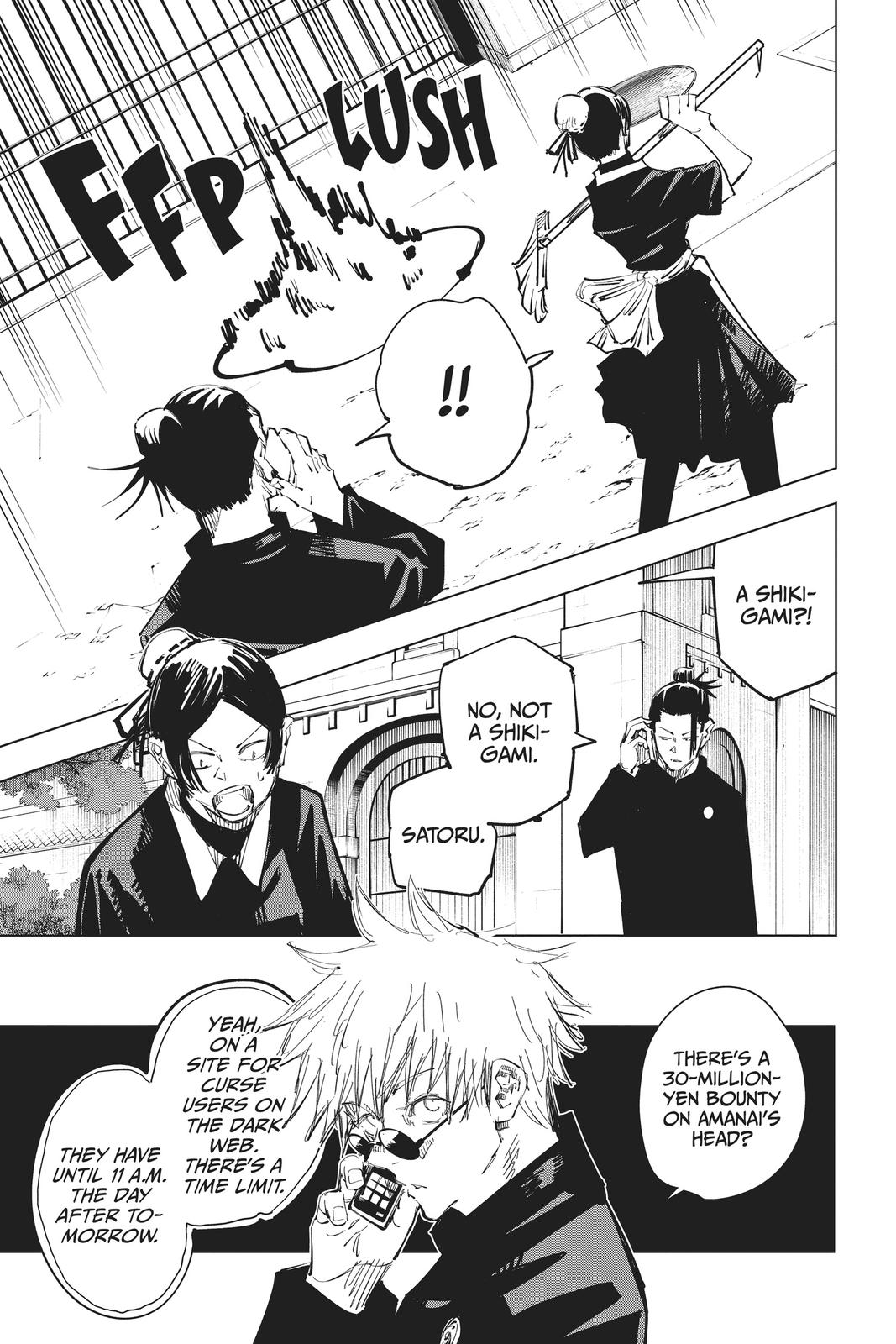 Jujutsu Kaisen Manga Chapter 69 page 9 - Hidden Inventory, Part 5 scene
