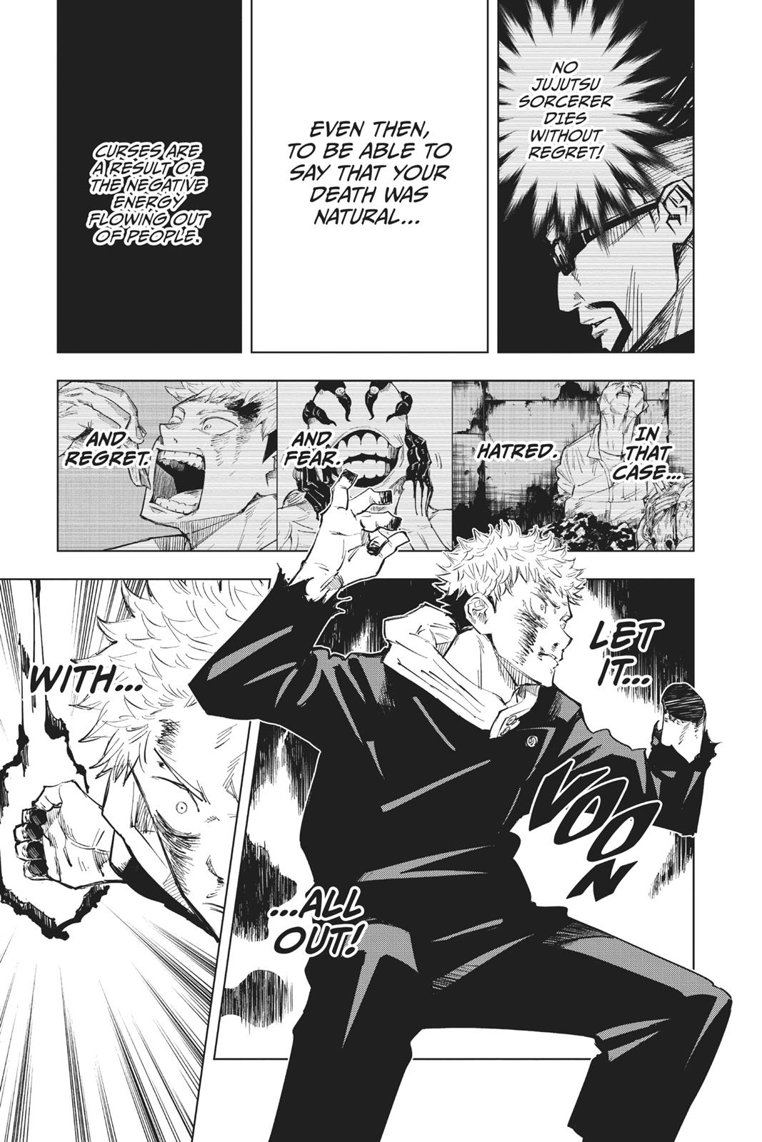 Jujutsu Kaisen Manga Chapter 7 page 16 - Fearsome Womb, Part 2 scene