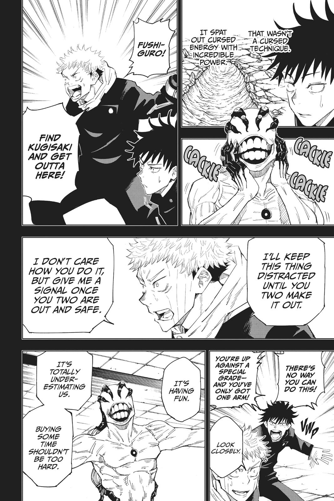 Jujutsu Kaisen Manga Chapter 7 page 5 - Fearsome Womb, Part 2 scene