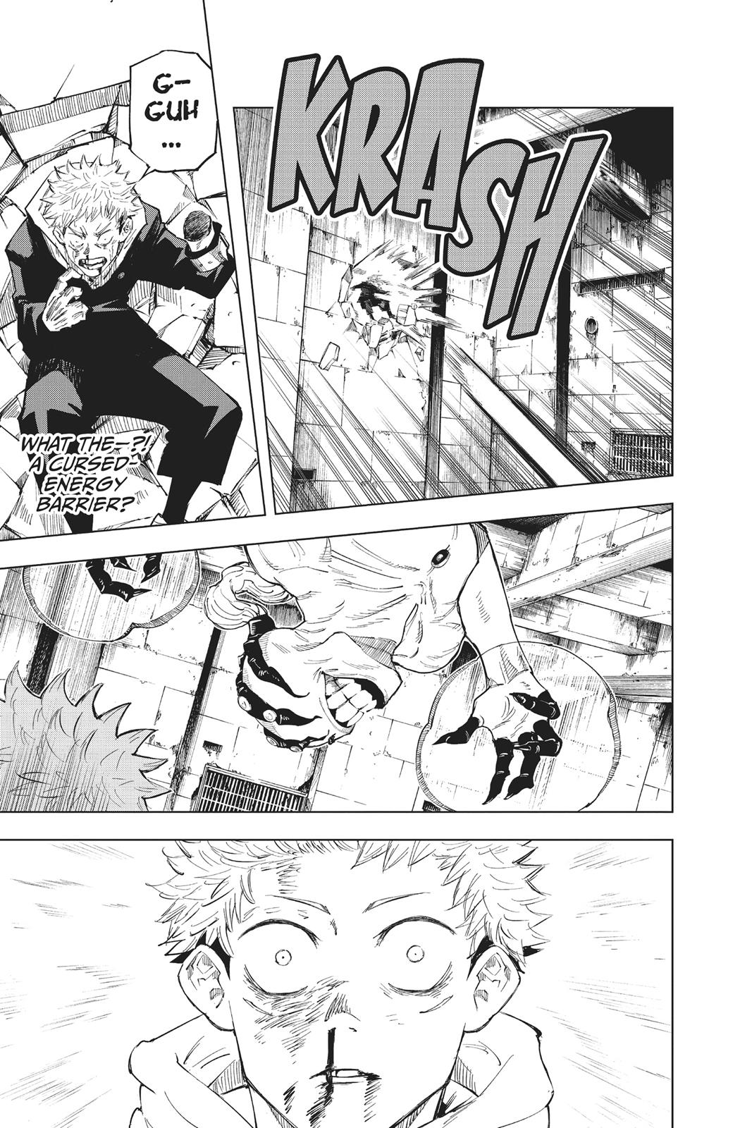 Jujutsu Kaisen Manga Chapter 7 page 8 - Fearsome Womb, Part 2 scene