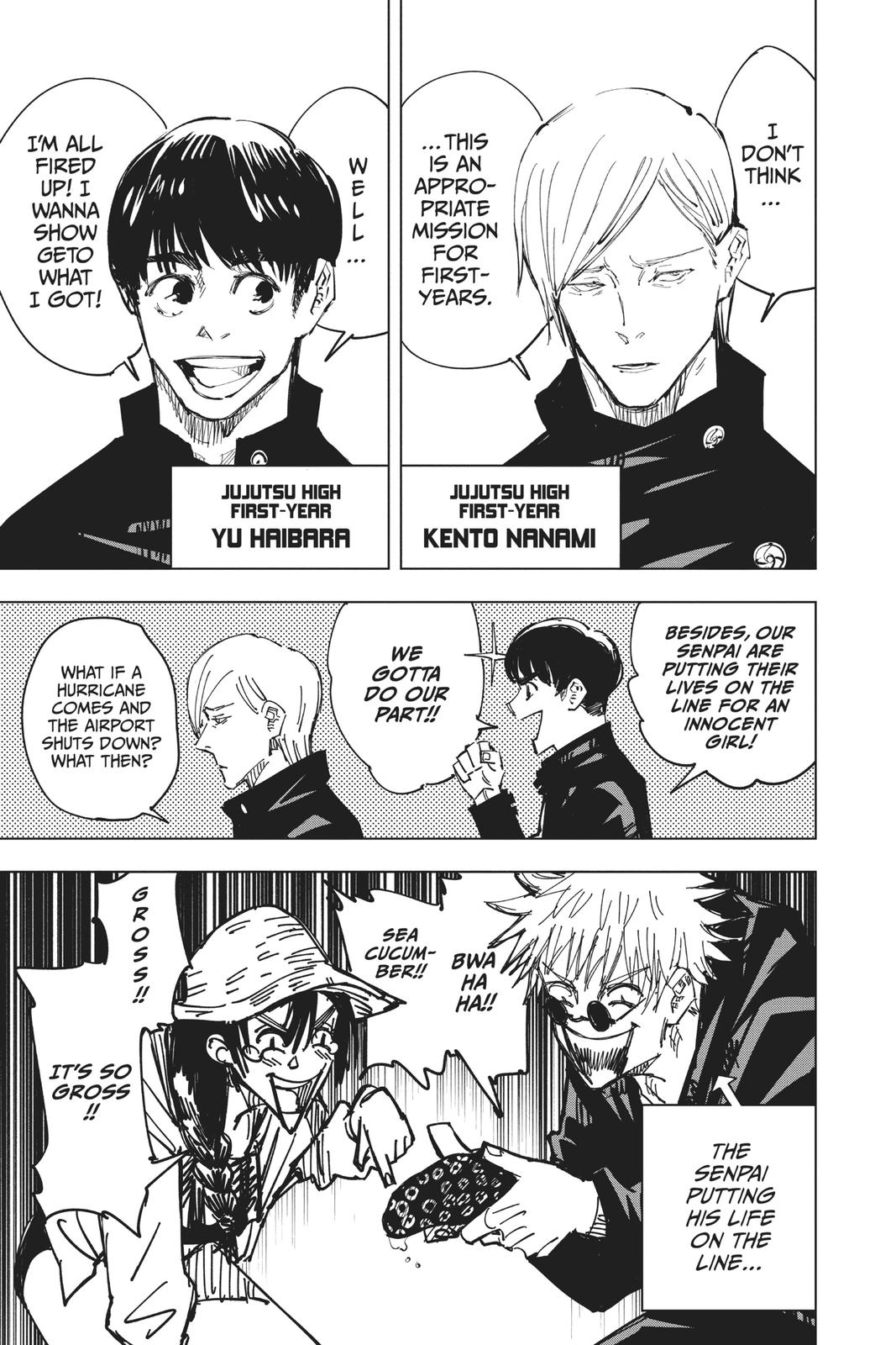 Jujutsu Kaisen Manga Chapter 70 page 10 - Hidden Inventory, Part 6 scene