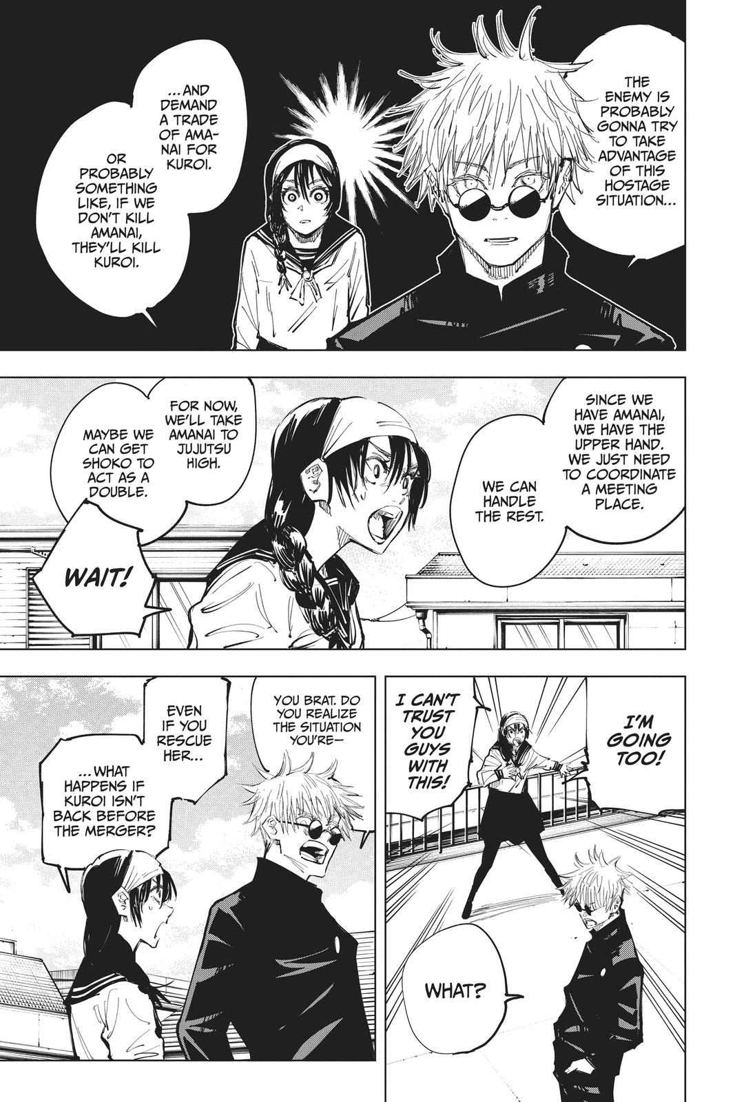 Jujutsu Kaisen Manga Chapter 70 page 3 - Hidden Inventory, Part 6 scene