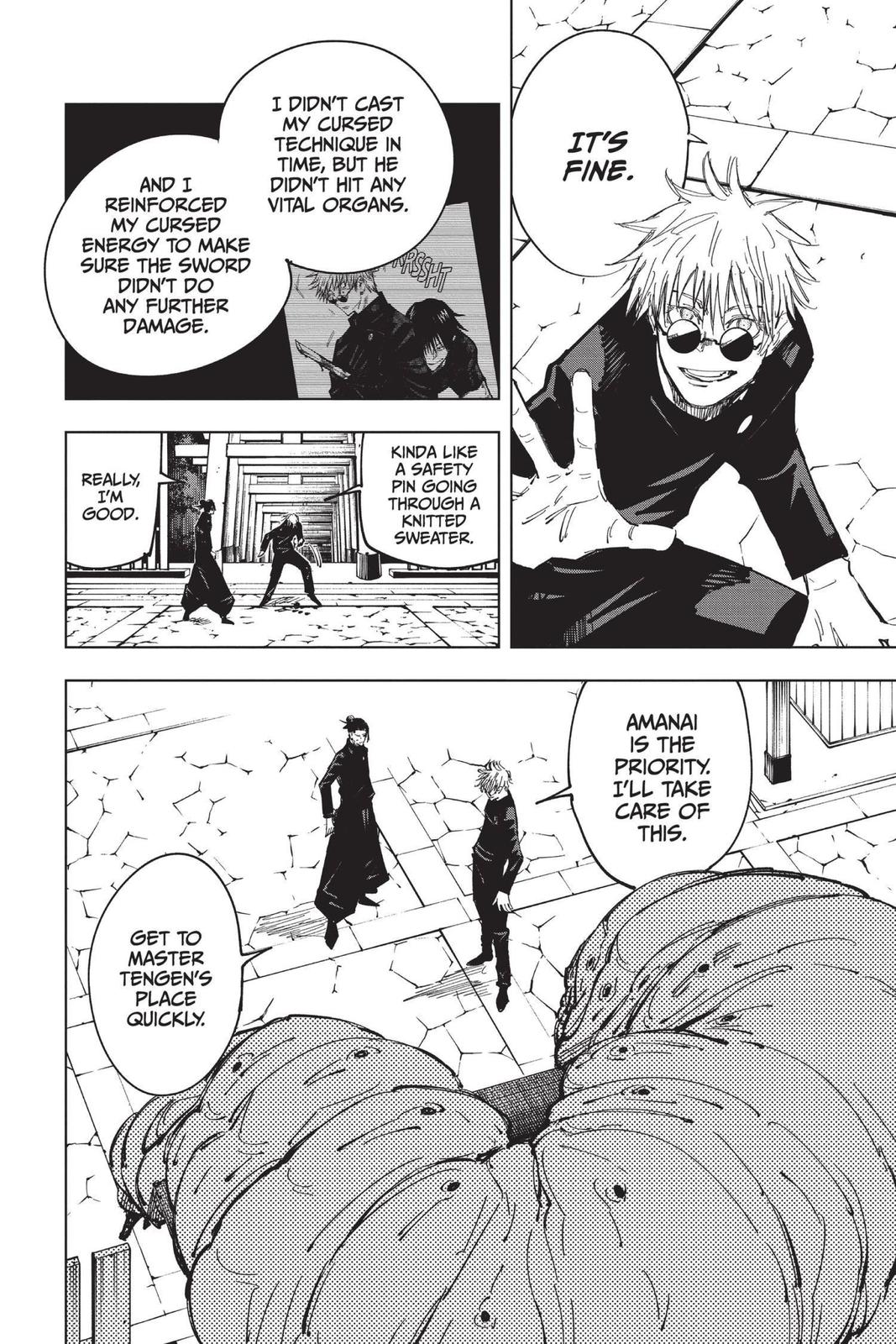 Jujutsu Kaisen Manga Chapter 71 page 10 - Hidden Inventory, Part 7 scene