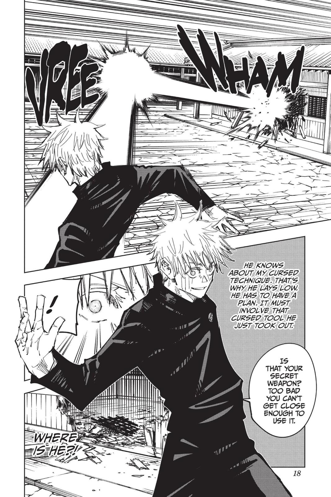 Jujutsu Kaisen Manga Chapter 71 page 17 - Hidden Inventory, Part 7 scene