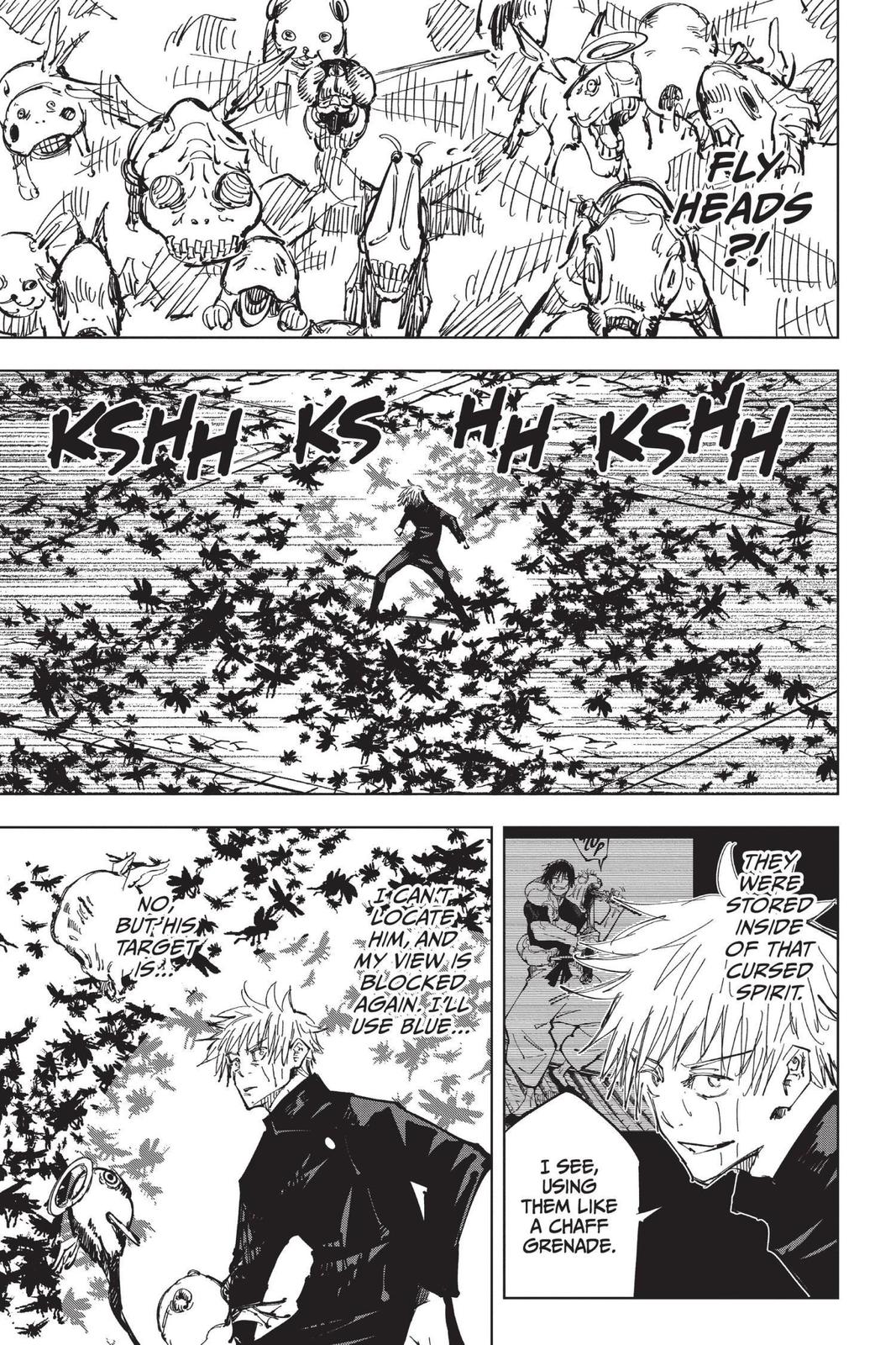 Jujutsu Kaisen Manga Chapter 71 page 21 - Hidden Inventory, Part 7 scene