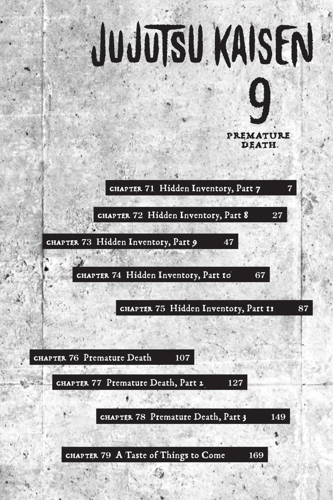 Jujutsu Kaisen Manga Chapter 71 page 6 - Hidden Inventory, Part 7 scene