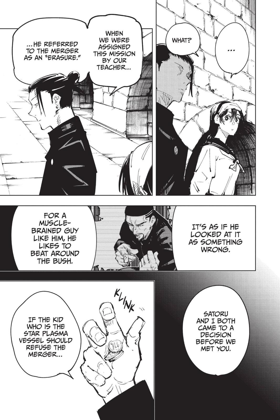 Jujutsu Kaisen Manga Chapter 72 page 10 - Hidden Inventory, Part 8 scene