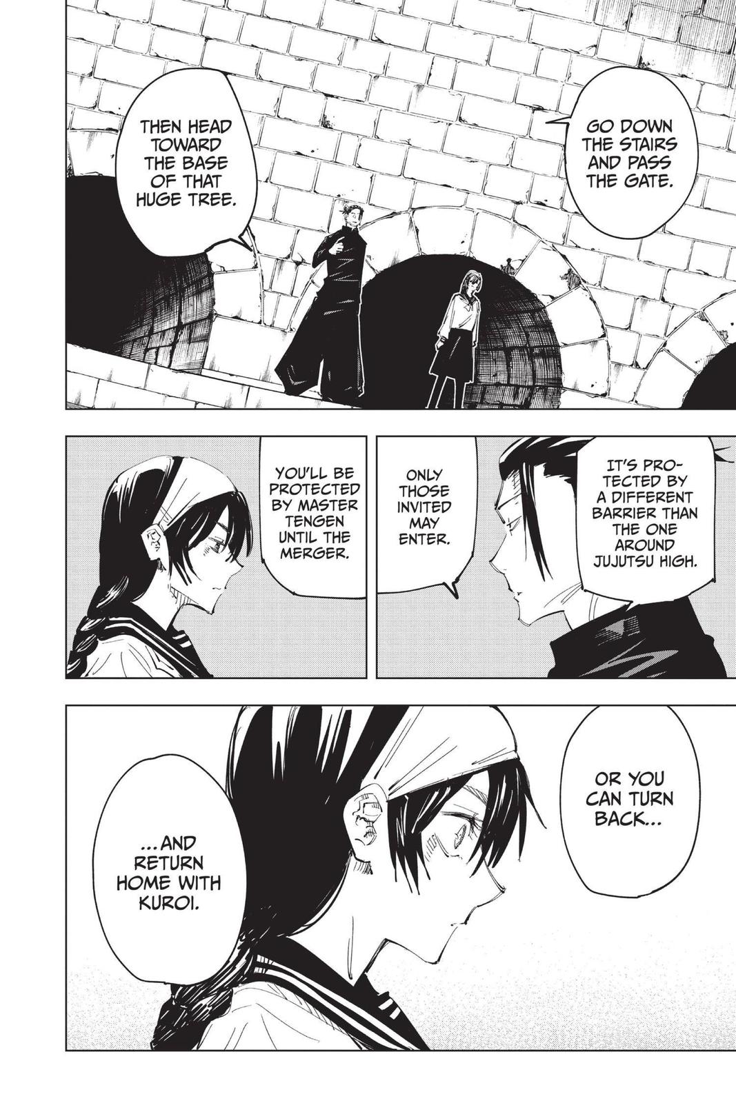 Jujutsu Kaisen Manga Chapter 72 page 9 - Hidden Inventory, Part 8 scene