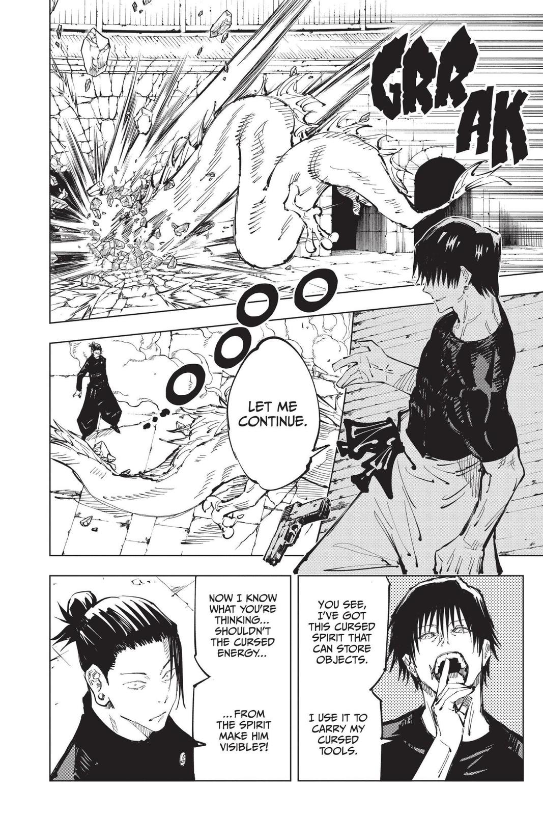 Jujutsu Kaisen Manga Chapter 73 page 3 - Hidden Inventory, Part 9 scene