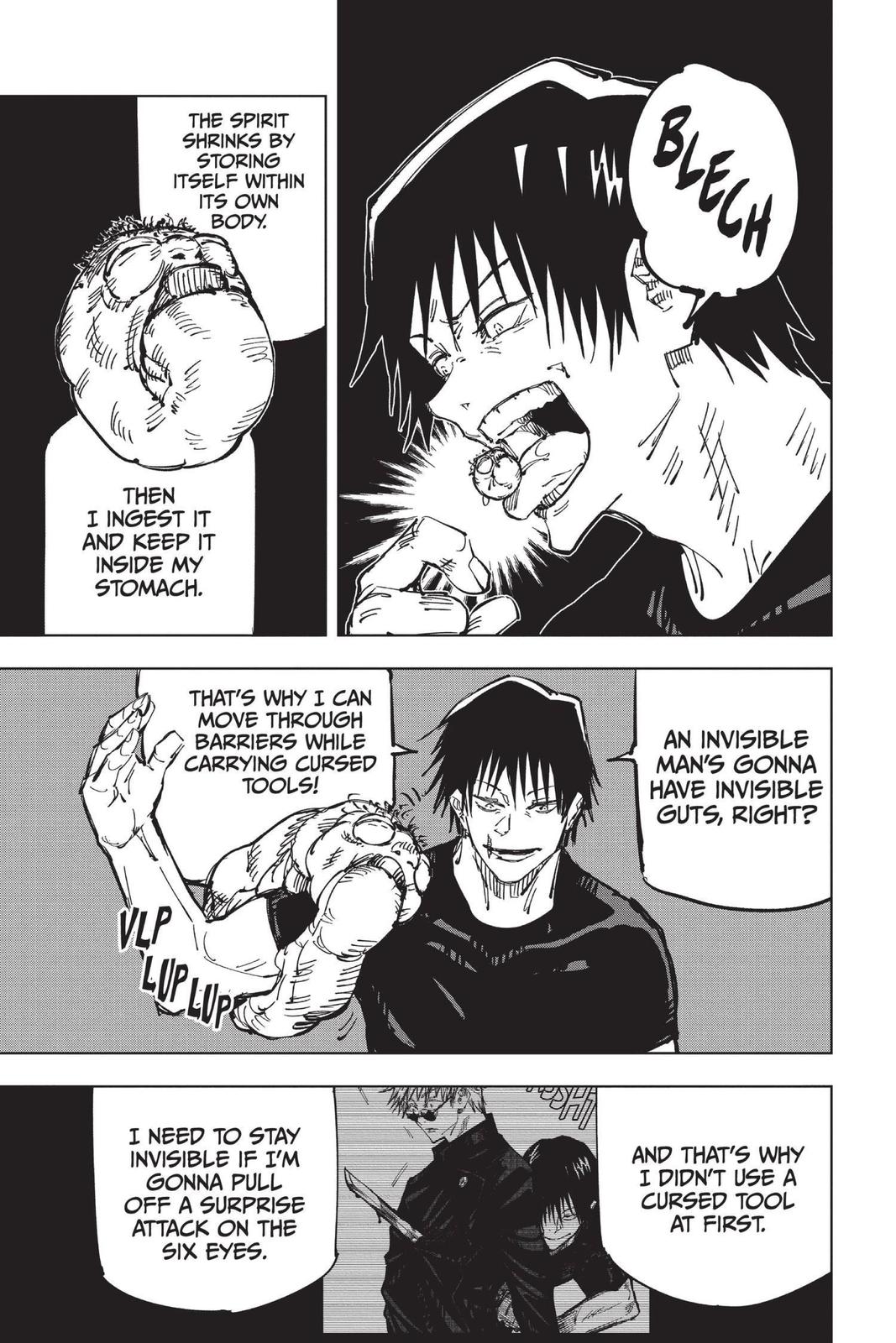 Jujutsu Kaisen Manga Chapter 73 page 4 - Hidden Inventory, Part 9 scene