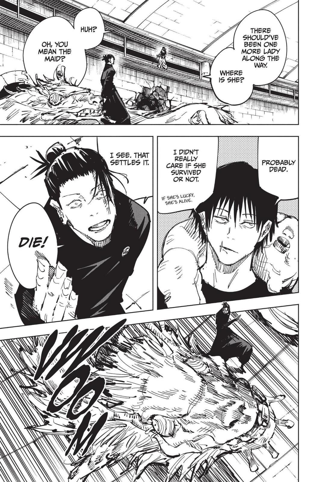 Jujutsu Kaisen Manga Chapter 73 page 6 - Hidden Inventory, Part 9 scene