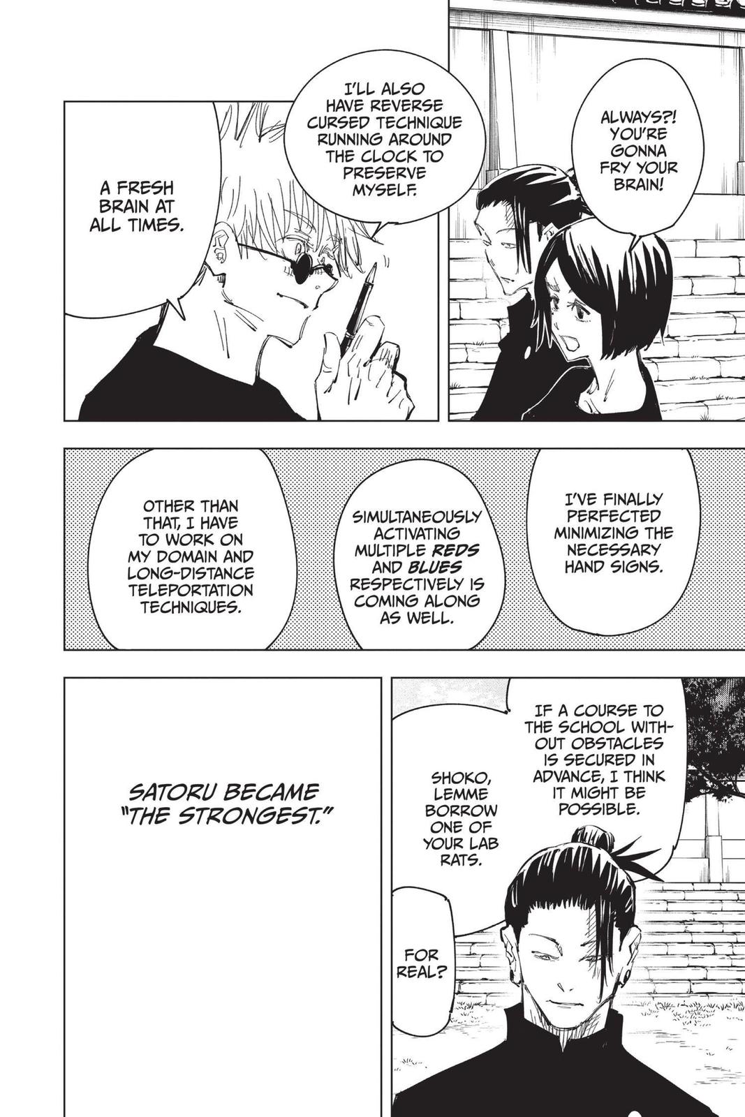 Jujutsu Kaisen Manga Chapter 76 page 10 - Premature Death scene