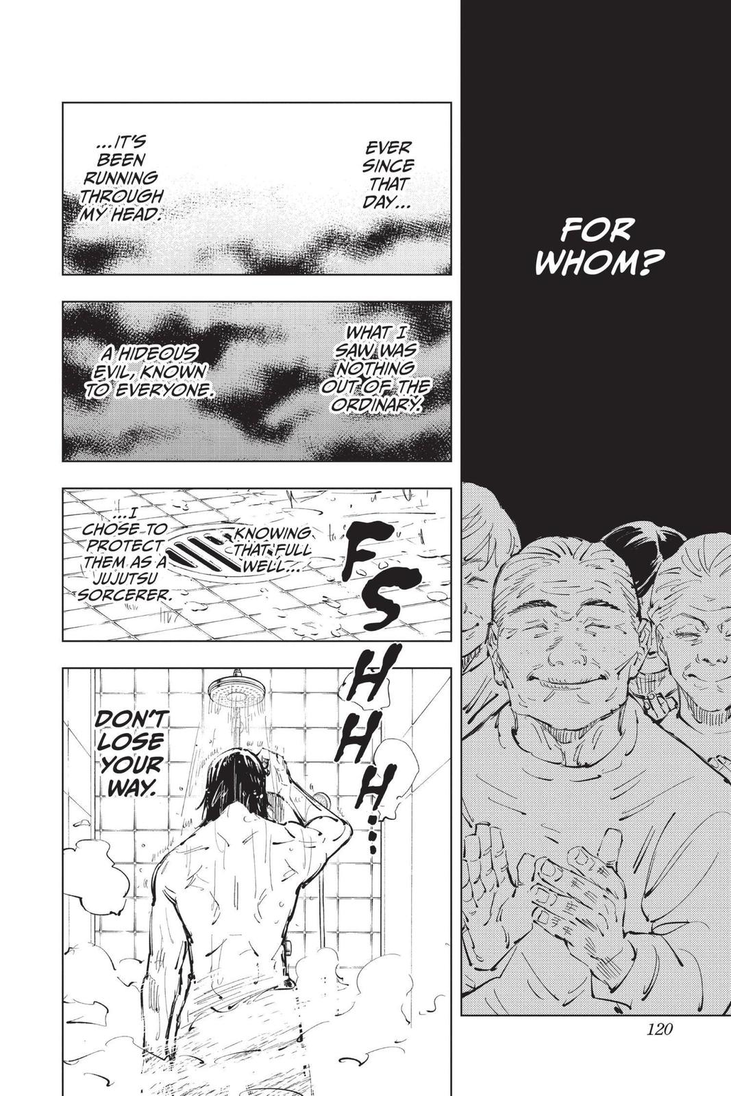 Jujutsu Kaisen Manga Chapter 76 page 14 - Premature Death scene