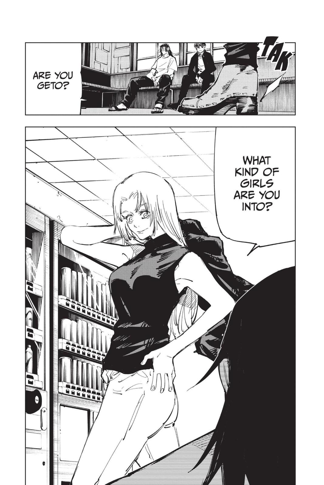 Jujutsu Kaisen Manga Chapter 76 page 19 - Premature Death scene