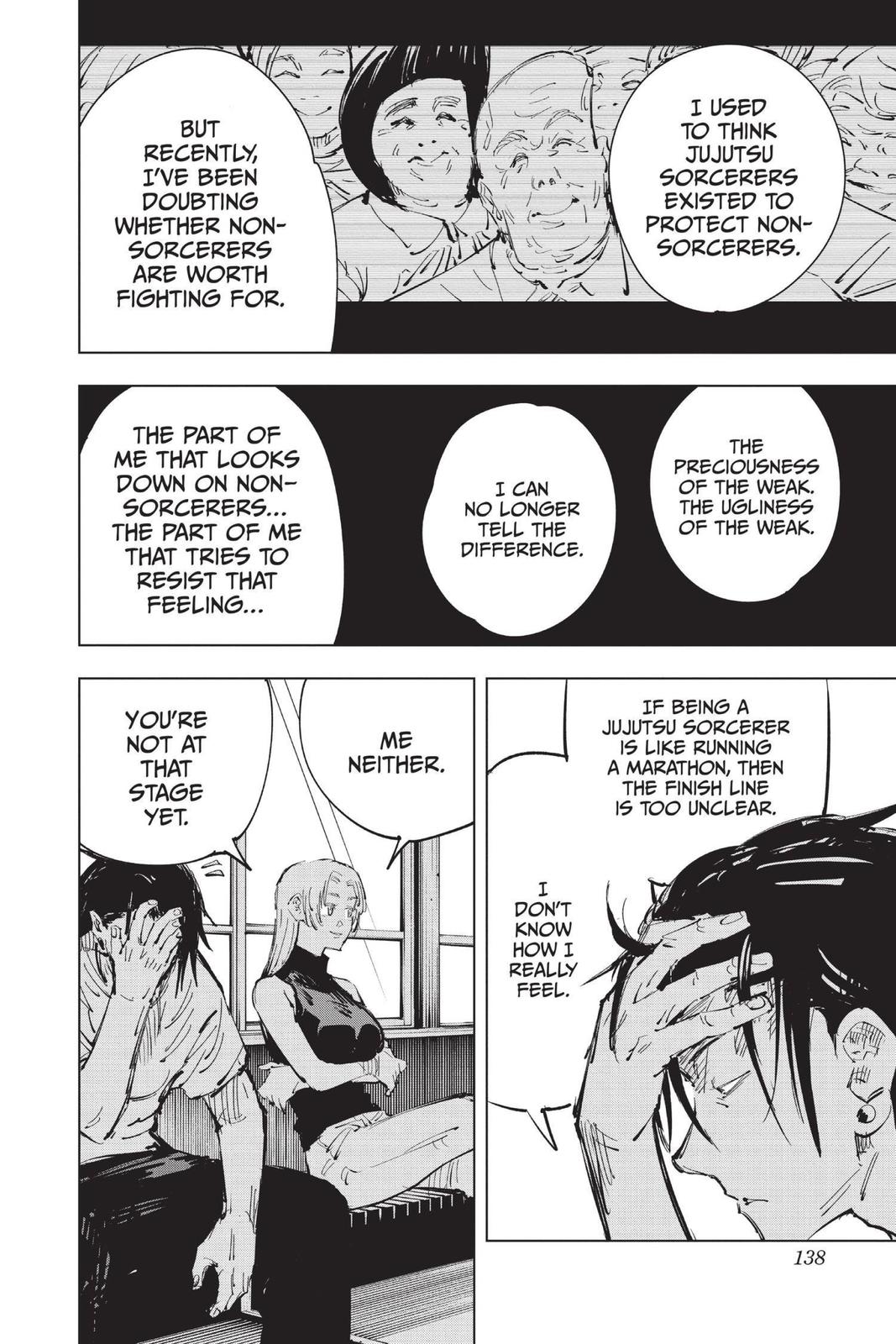 Jujutsu Kaisen Manga Chapter 77 page 12 - Premature Death, Part 2 scene