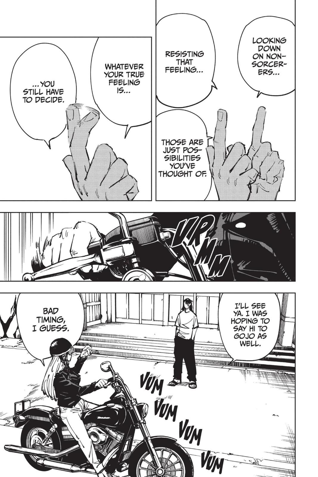 Jujutsu Kaisen Manga Chapter 77 page 13 - Premature Death, Part 2 scene